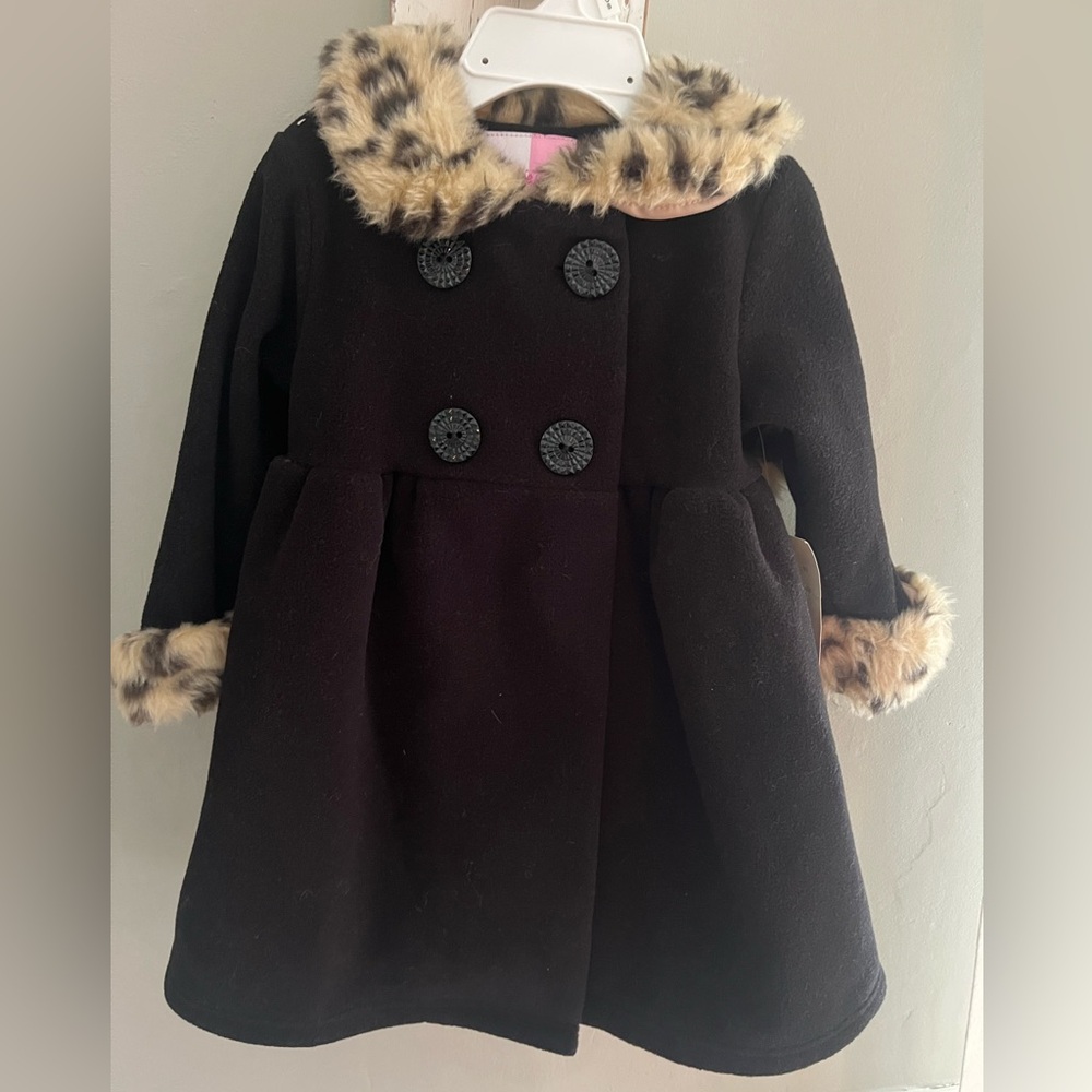 Toddler Pea Coat With Matching Hat